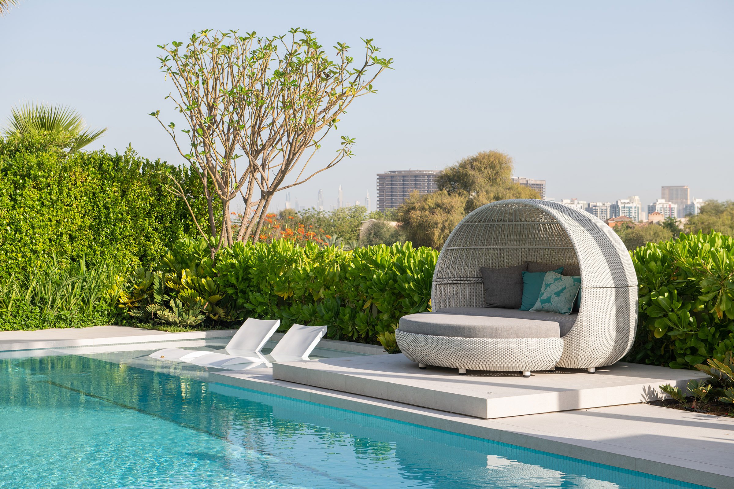 Luxury Pool and Landscaping in Dubai